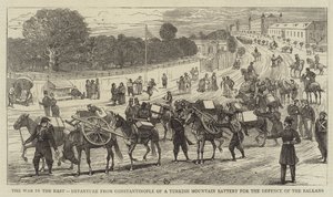 La Guerre en Orient, Départ de Constantinople d
